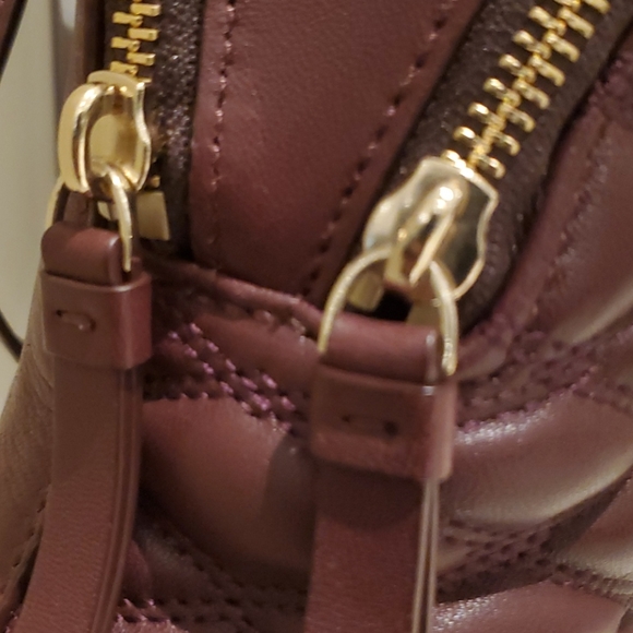 DKNY Lara Quilted Leather Mini Crossbody NWT - Picture 8 of 10